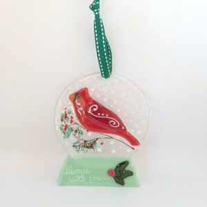 Traditional: Cardinal Snowglobe